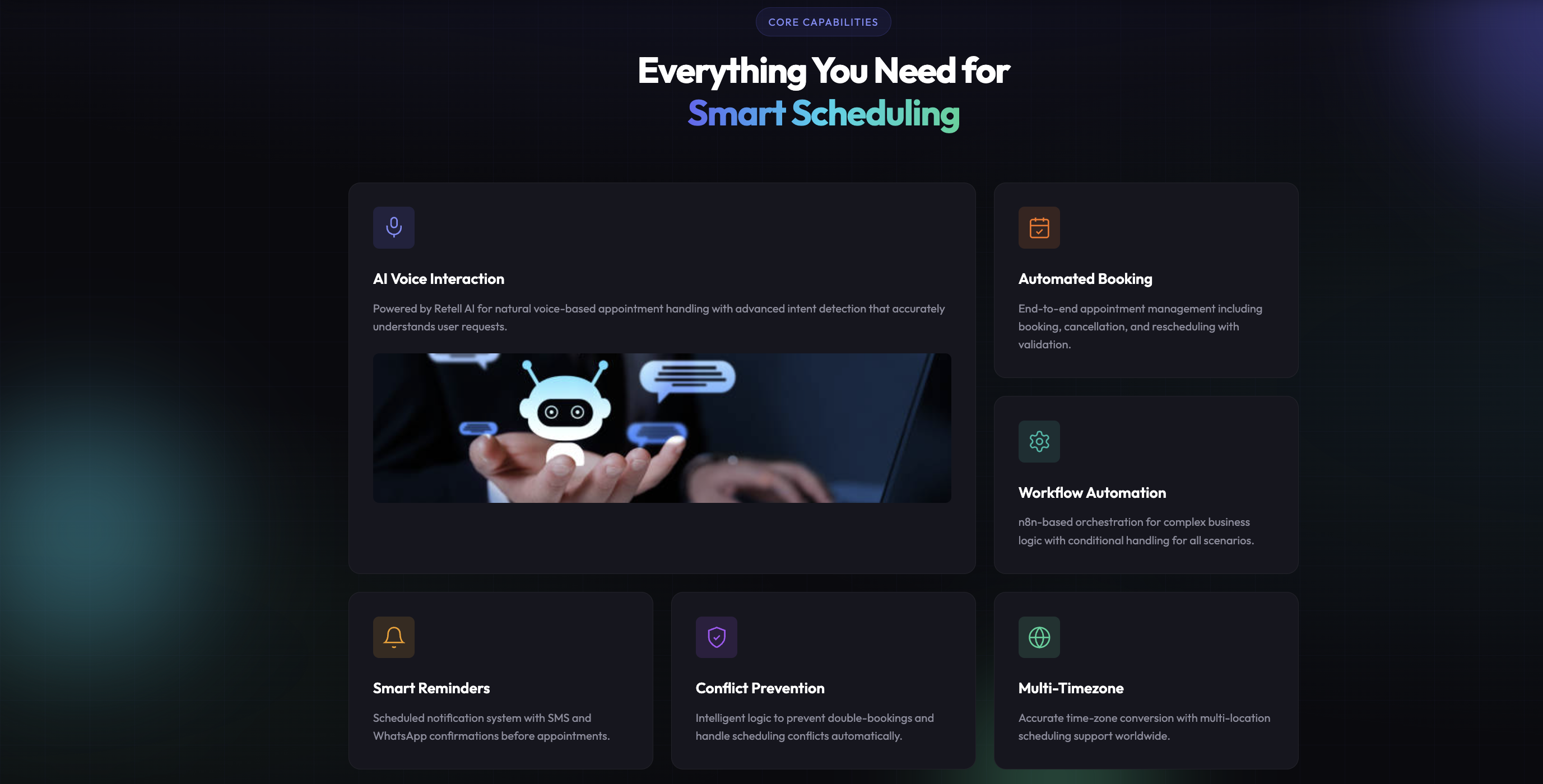 AI Receptionist - Smart Scheduling Features
